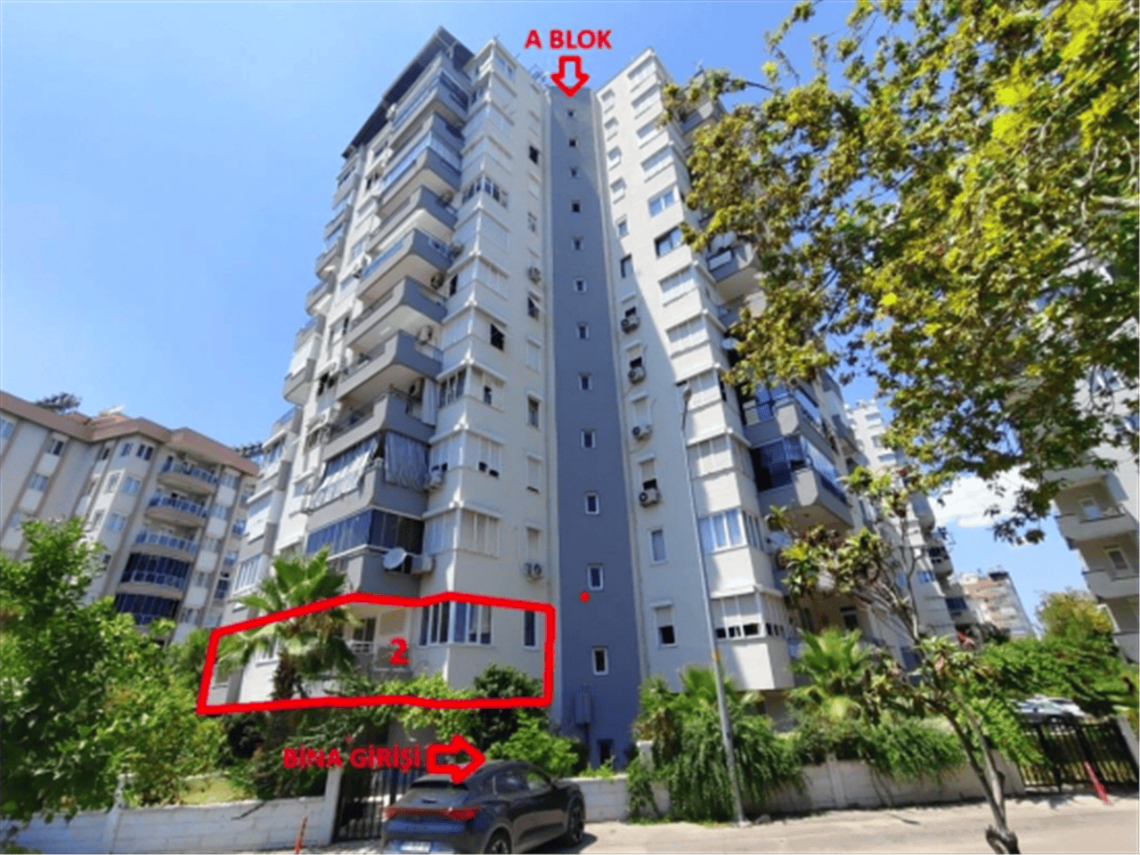 ANTALYA MURATPAŞA YEŞİLBAHÇE SATILIK DAİRE